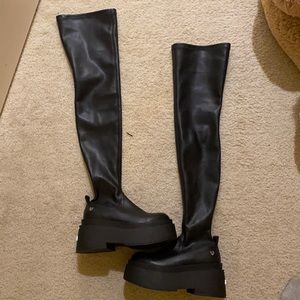 Naked wolf over the knee boots